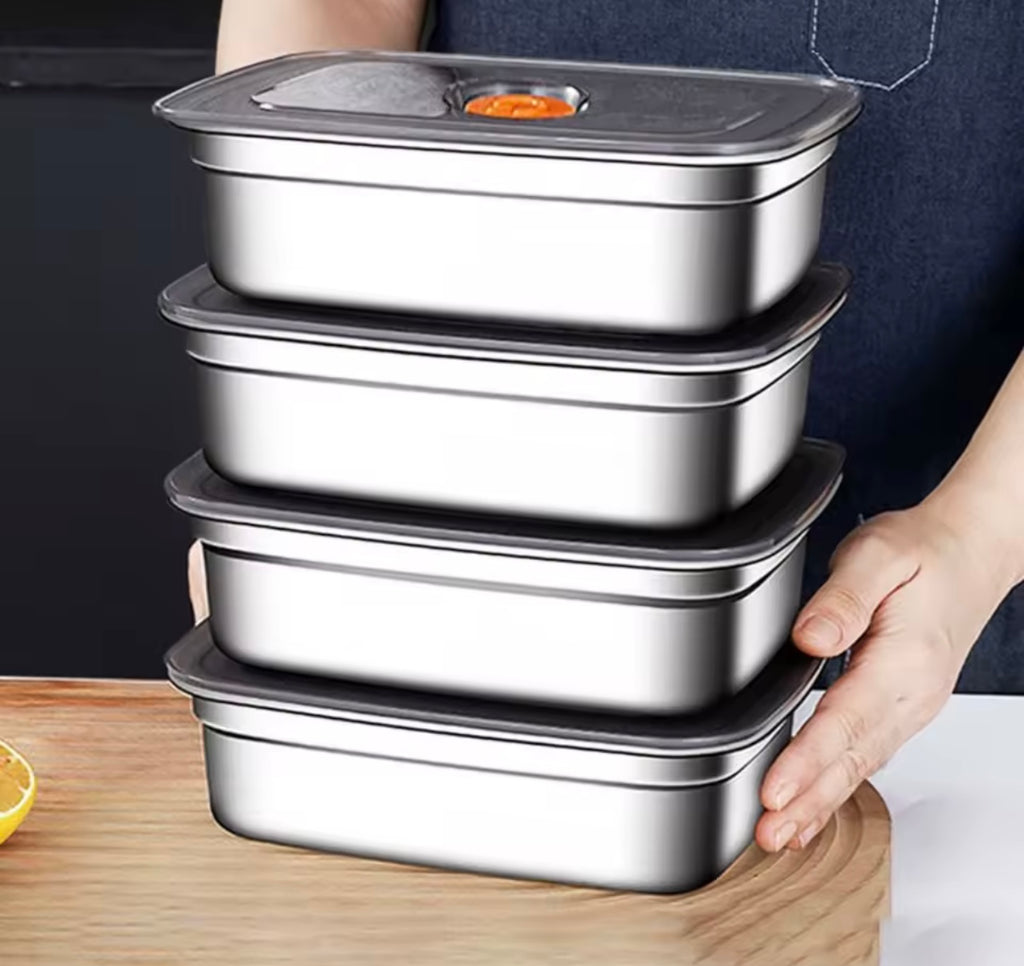 4er Set Vorratsdosen