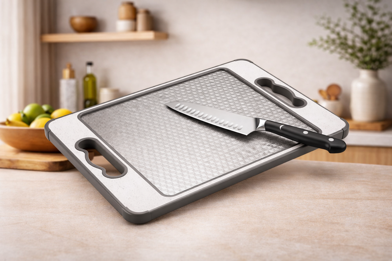 Pure Cut Duo– 2-teiliges Premium Schneidebrett-Set