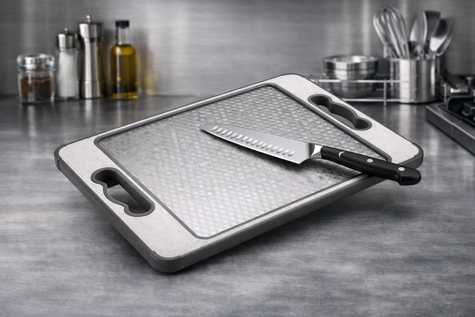 Pure Cut Duo– 2-teiliges Premium Schneidebrett-Set